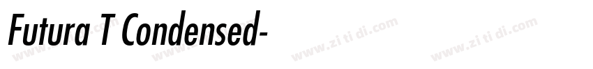 Futura T Condensed字体转换 Futura T Condensed字体转换